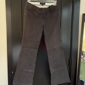 Banana Republic Brown Flared Low Rise Trousers Size 0P